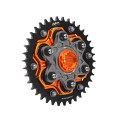 AEM FACTORY - KTM TITANIUM CUSH DRIVES WITH COLOR MATCHED ALUMINUM NUTS AEM FACTORY - KTM TITANIUM CUSH DRIVES WITH COLOR MATCHED ALUMINUM NUTS